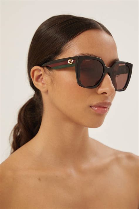 gucci gg2221 s sunglasses-0w09|gucci havana square sunglasses.